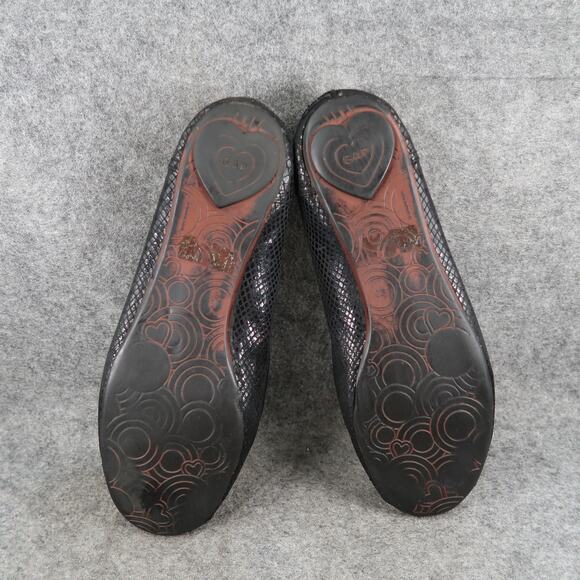 Gap Shoes Womens 10 Ballet Flats Skimmer Slip On Round Cap Toe Black Casual - Picture 10 of 12